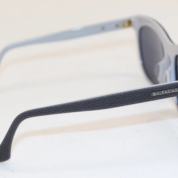 Balenciaga 24 Textured Cat Eye Sunglasses - White/Grey - Picture 7 of 16